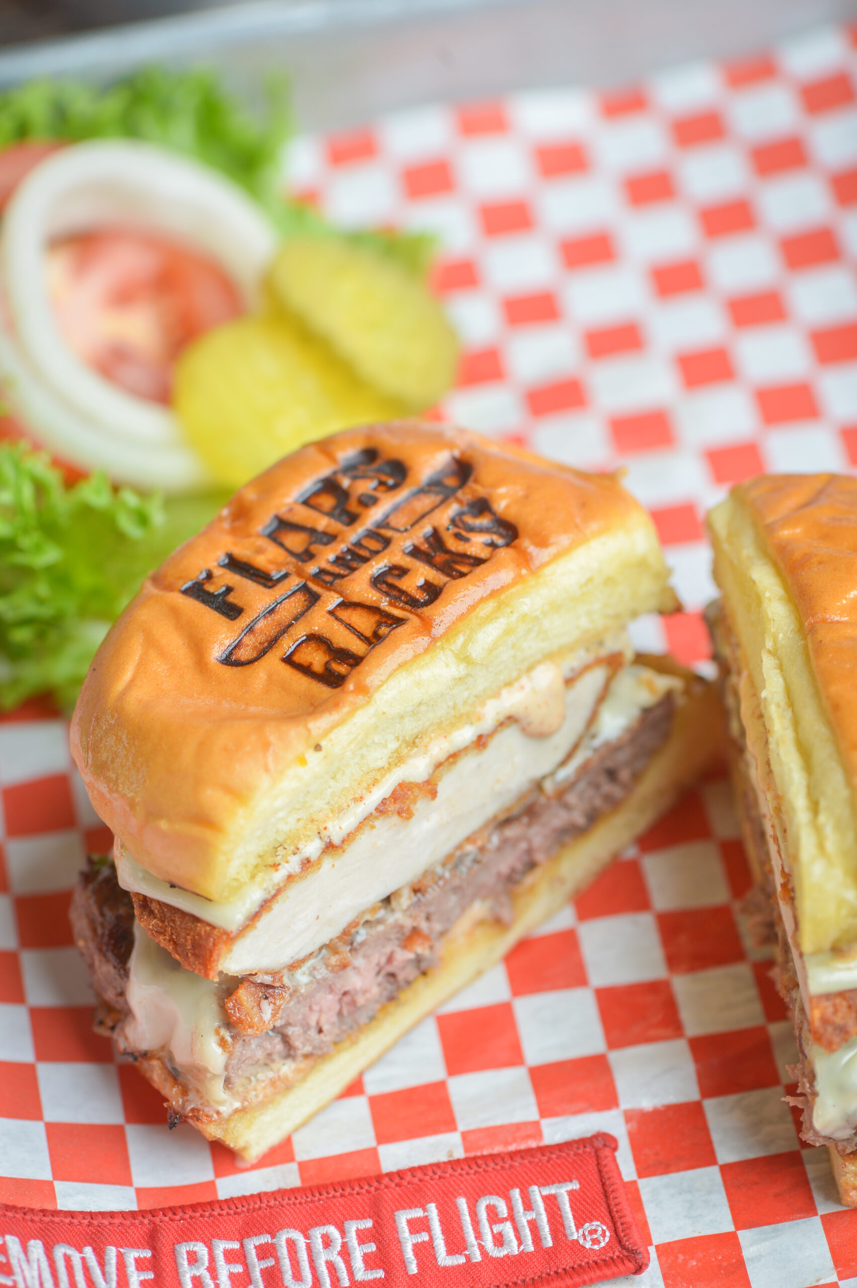 Flaps and Racks, Tucson, yummy burger